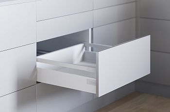 AFB50 Ящик TANDEMBOX Antaro стандарт B, 1 рейлинг, L=500, H=160, на 30 кг, белый
