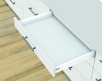 AN45 Ящик TANDEMBOX Antaro, стандарт N, без рейлинга, L=450, H=82,5, на 30 кг, белый