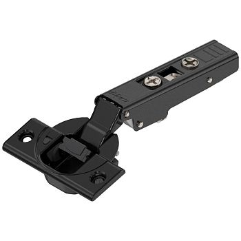71B3550 Петля Clip top 110°, накладная, с доводчиком, оникс