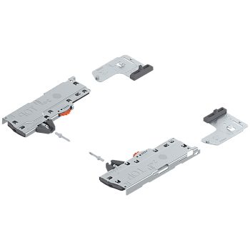T60L7340 Механизм TIP-ON Blumotion L=350-750, до 20кг, черный