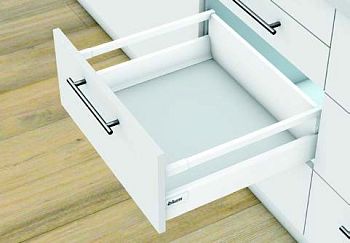 AFC45 Ящик TANDEMBOX Antaro стандарт C, 1 рейлинг, L=450, H=192, на 30 кг, белый