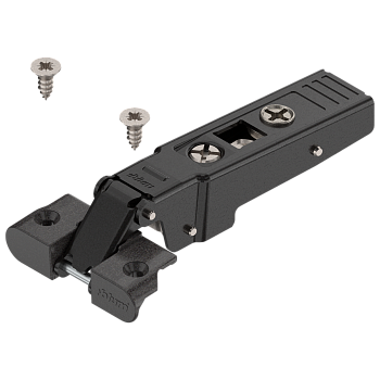 71T950A  Петля Clip top 95°, накладная, с пружиной для алюм. рамок под [AE], оникс