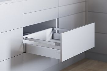 AFB45 Ящик TANDEMBOX Antaro стандарт B, 1 рейлинг, L=450, H=160, на 30 кг, серый